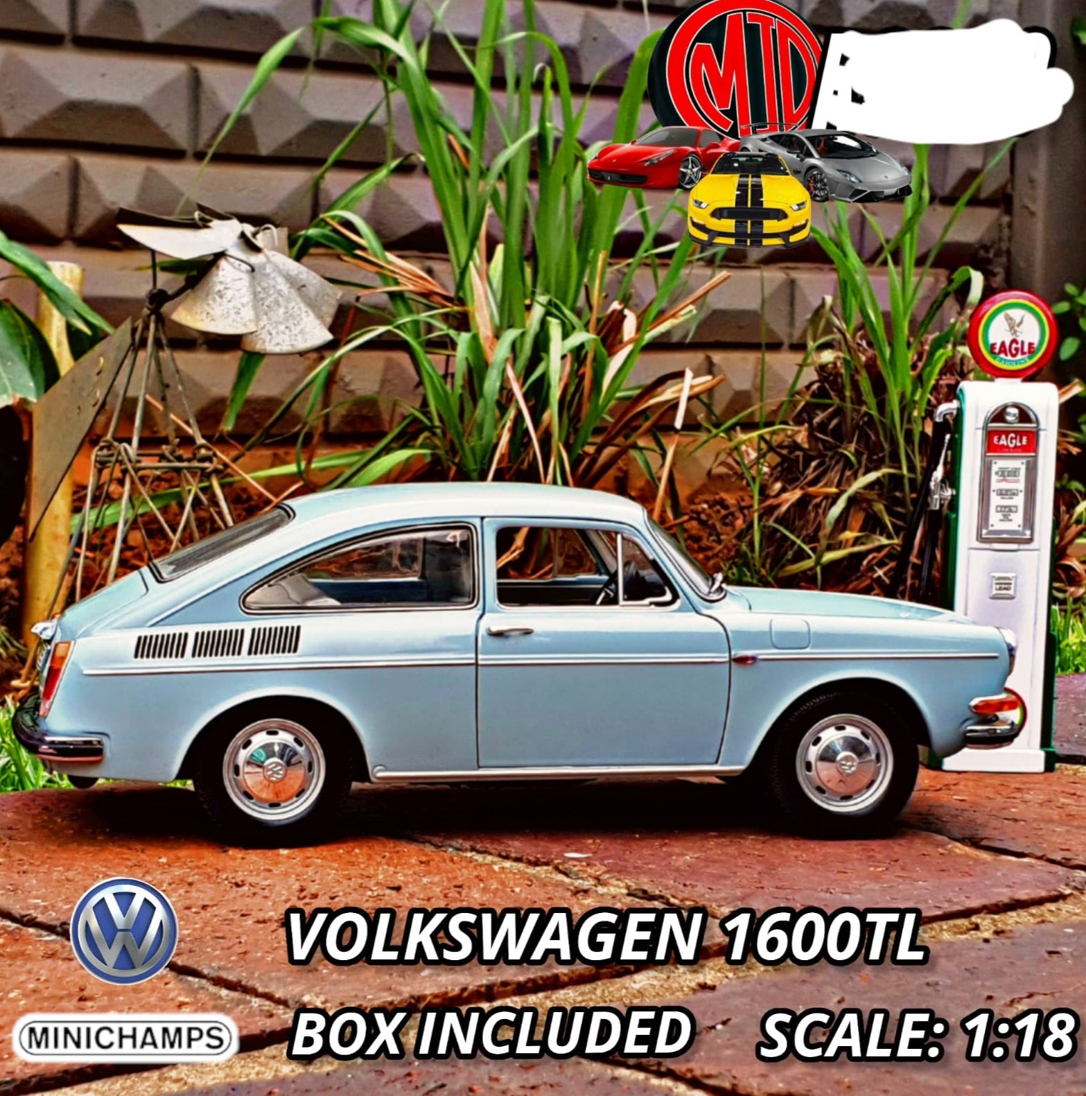 VOKLWAGEN 1600TL 1970 #B240